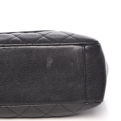 Chanel Caviar Quilted Petit Shopping Tote PST Black 10 of 14