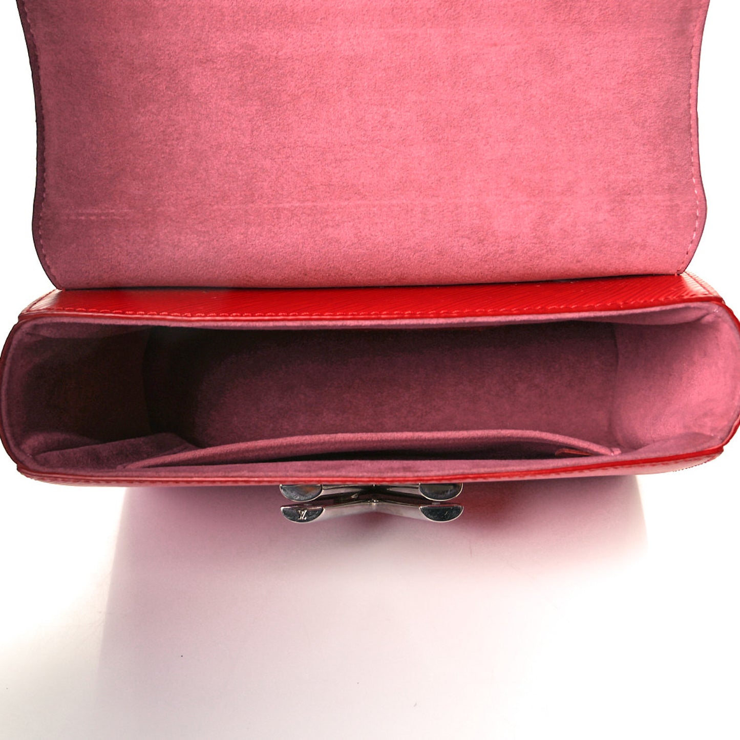 Epi Twist Shoulder Bag MM Coquelicot