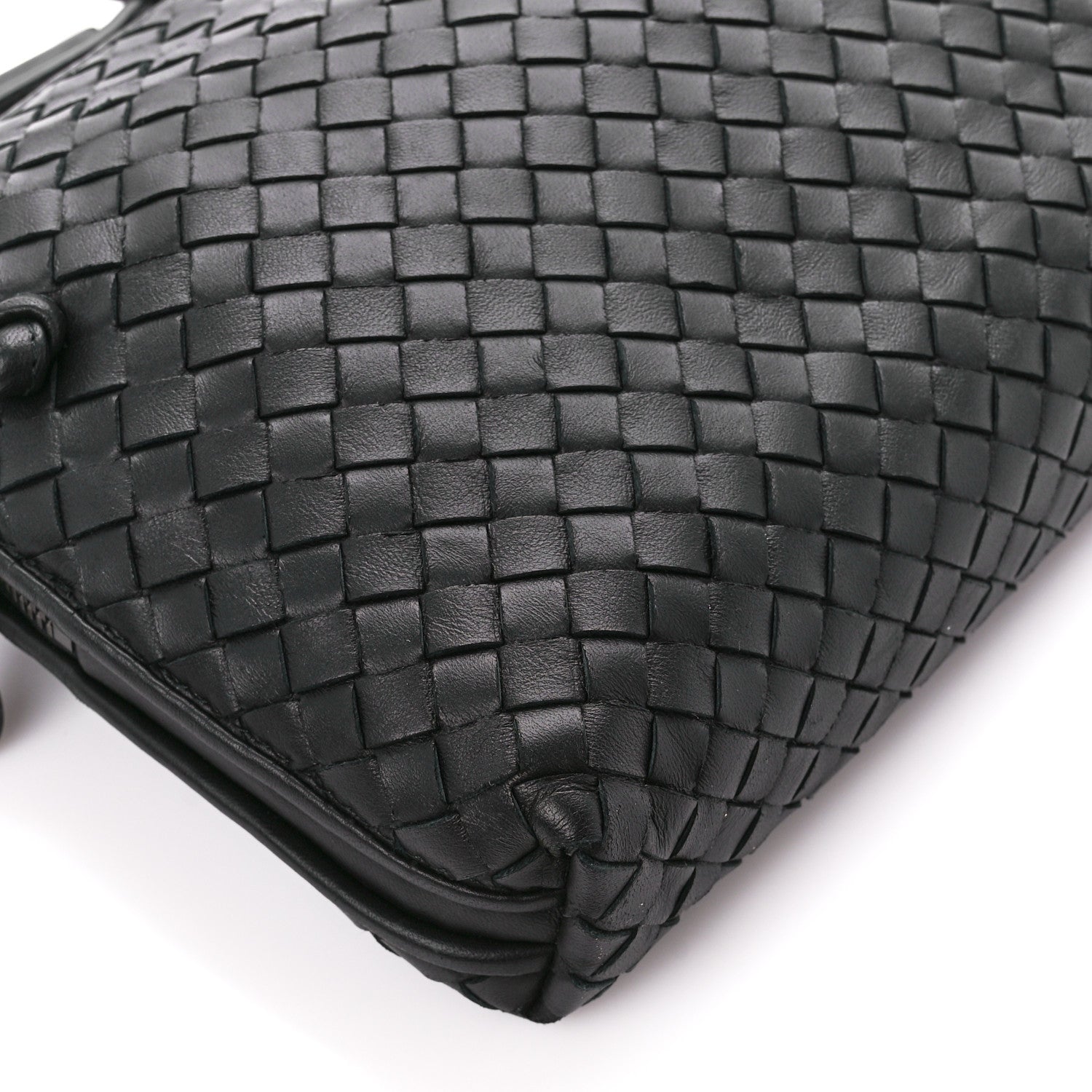 Bottega Veneta Nappa Intrecciato Nodini Crossbody Messenger Black 12 of 13