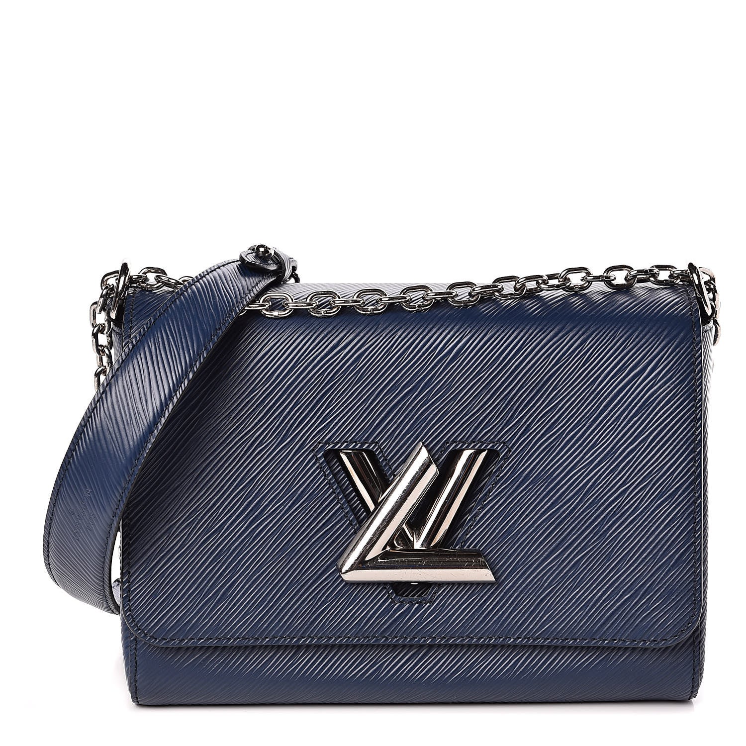 Louis Vuitton Epi Twist Shoulder Bag MM Indigo 1 of 9
