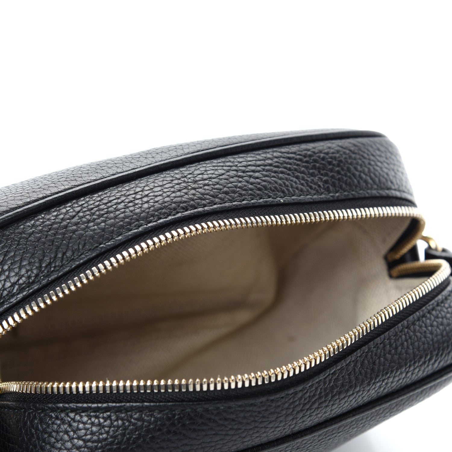Gucci Pebbled Calfskin Small Soho Disco Bag Black 5 of 11