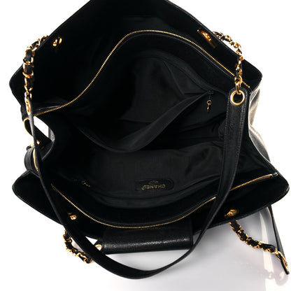 Chanel Caviar XL Weekender Bag Black 5 of 16