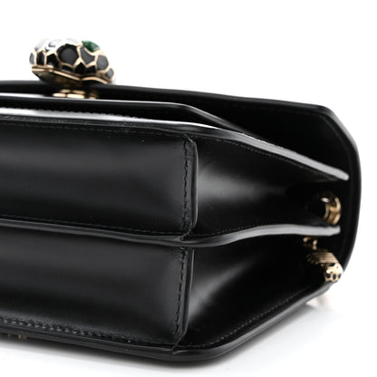 Bulgari Calfskin Serpenti Forever Crossbody Bag Black 10 of 13