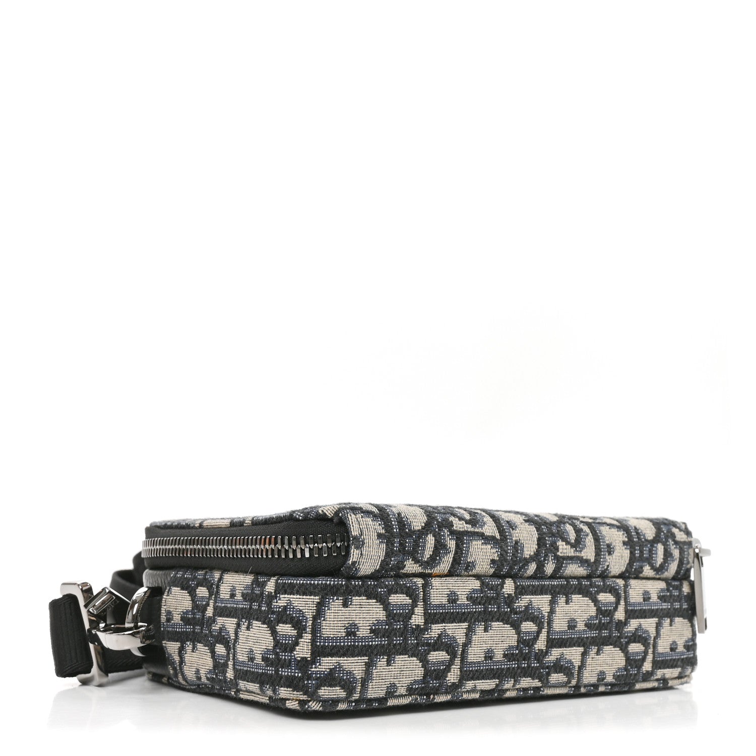 Christian Dior Oblique Pouch Navy Blue 4 of 9