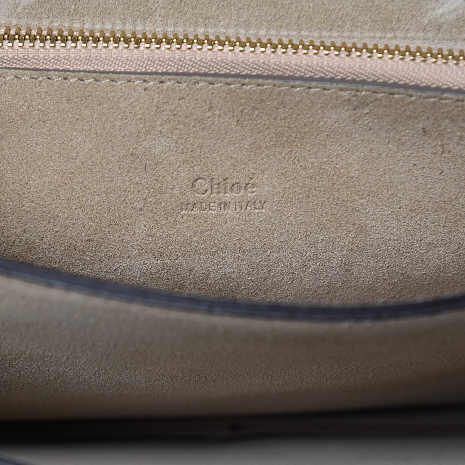 Chloe Suede Calfskin Medium Faye Shoulder Bag Tobacco 6 of 11
