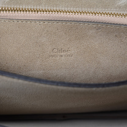 Chloe Suede Calfskin Medium Faye Shoulder Bag Tobacco 6 of 11