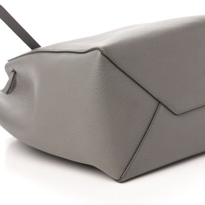 Celine Soft Grained Calfskin Small Belt Cabas Phantom Grey 6 of 12