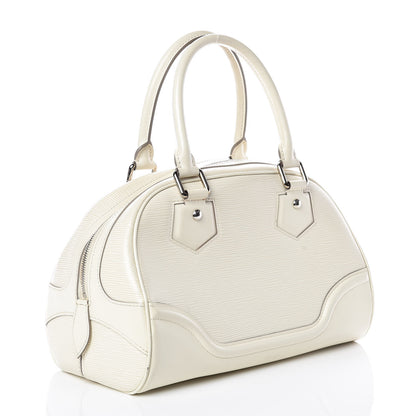 Louis Vuitton Epi Bowling Montaigne PM Ivory 3 of 23