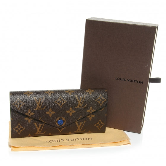 Monogram Josephine Wallet Blue