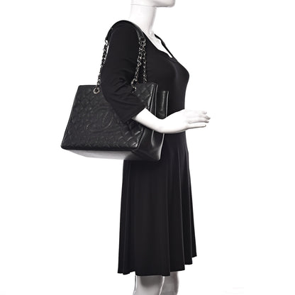 Chanel Caviar Quilted Grand Shopping Tote GST Black 2 of 13