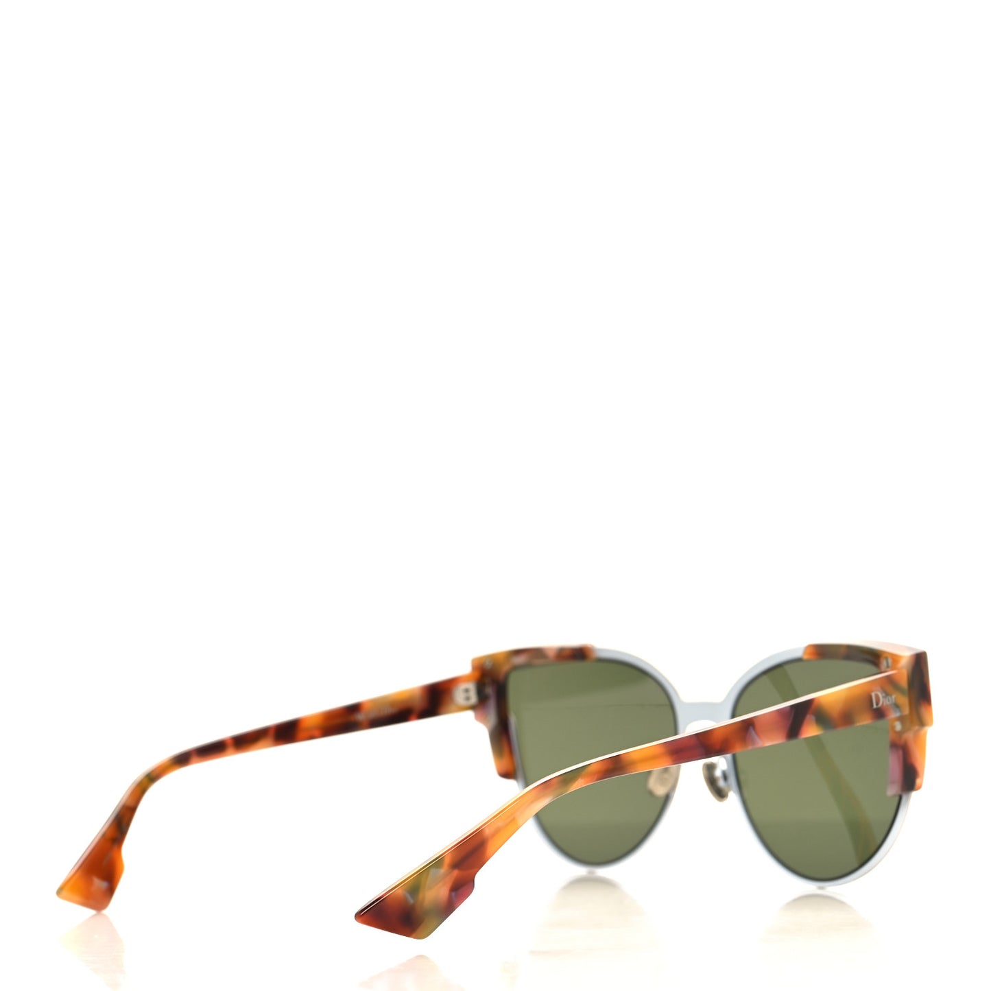 Metal Acetate WildlyDior Sunglasses Light Blue Tortoise