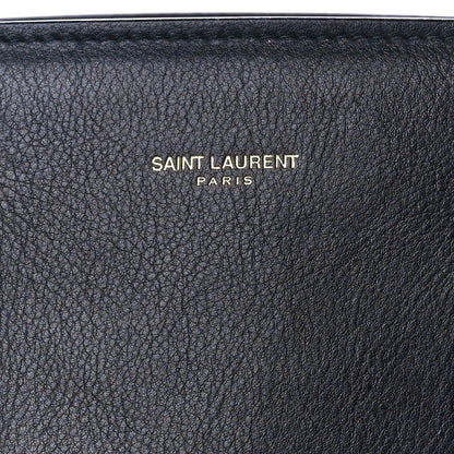 Saint Laurent Calfskin Large Sac de Jour Carryall Navy Blue 8 of 13