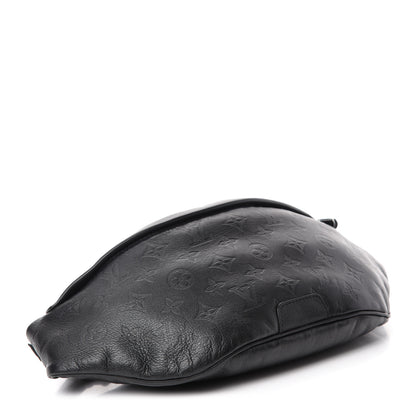 Louis Vuitton Calfskin Monogram Shadow Discovery Bumbag Black 4 of 10