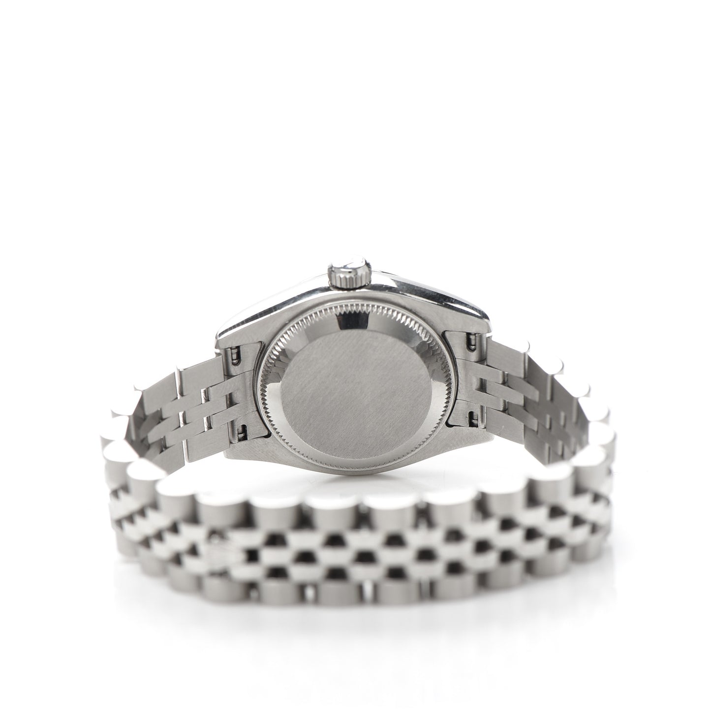 Stainless Steel 18K White Gold 26mm Oyster Perpetual Datejust Watch Blue Roman 179174