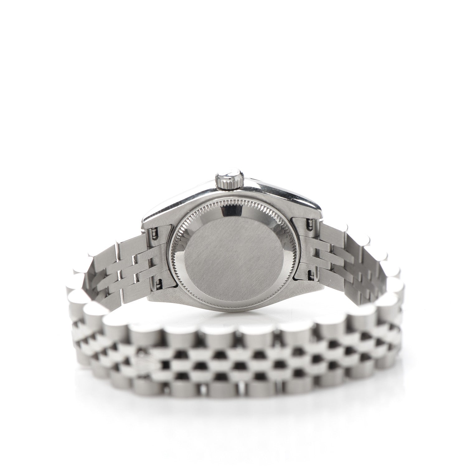 Rolex Stainless Steel 18K White Gold 26mm Oyster Perpetual Datejust Watch Blue Roman 179174 4 of 5