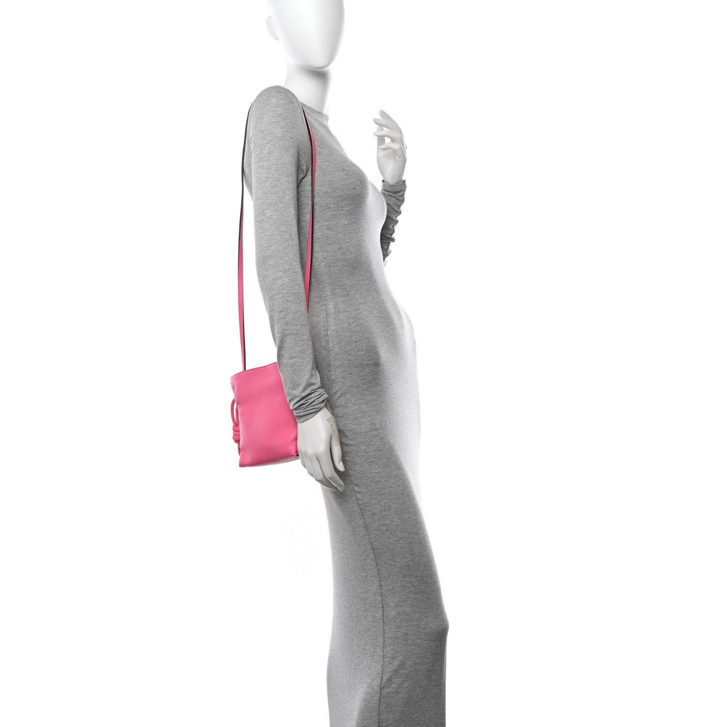 Loewe Nappa Mini Flamenco Knot Crossbody Bag Pink 2 of 12
