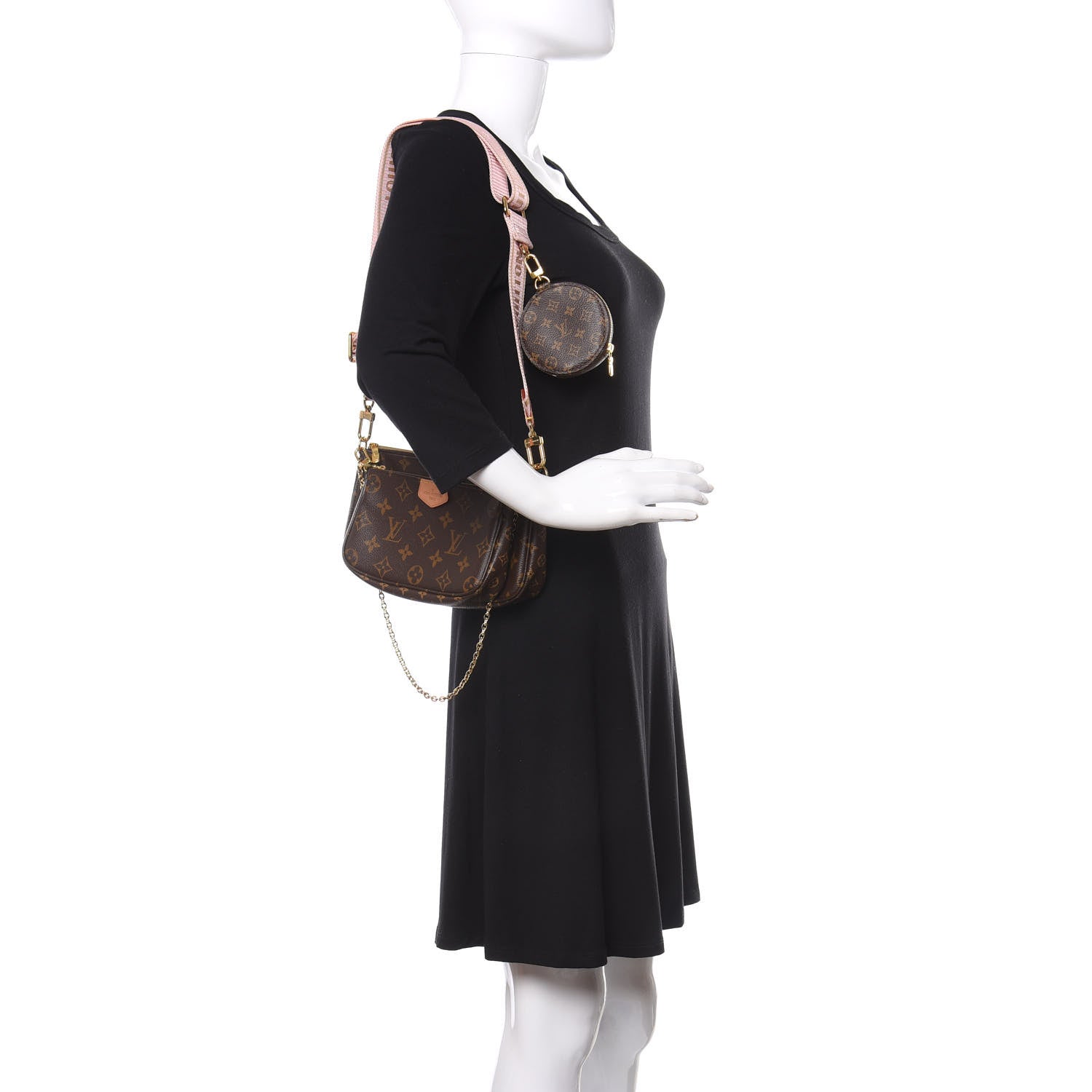 Louis Vuitton Monogram Multi Pochette Accessories Rose Clair 2 of 11