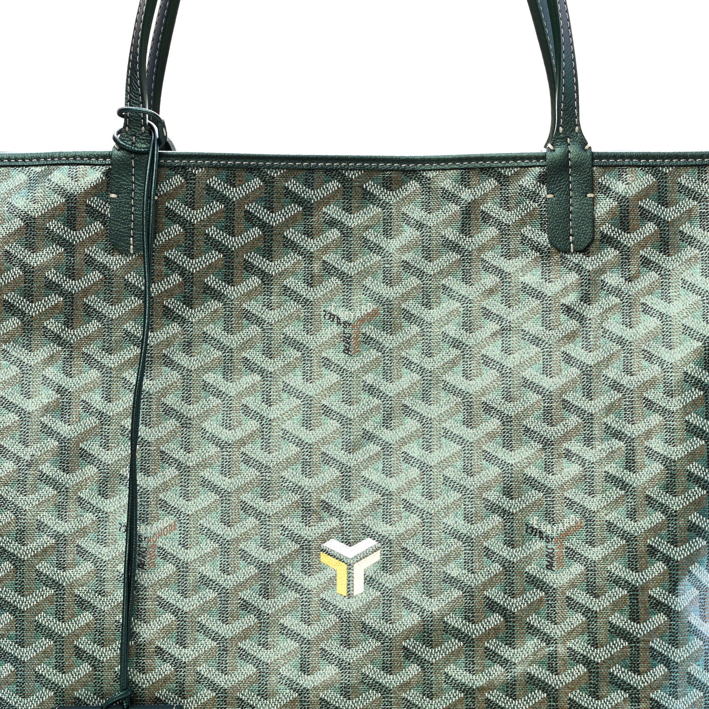Iridescent Goyardine Saint Louis GM Pearly Green