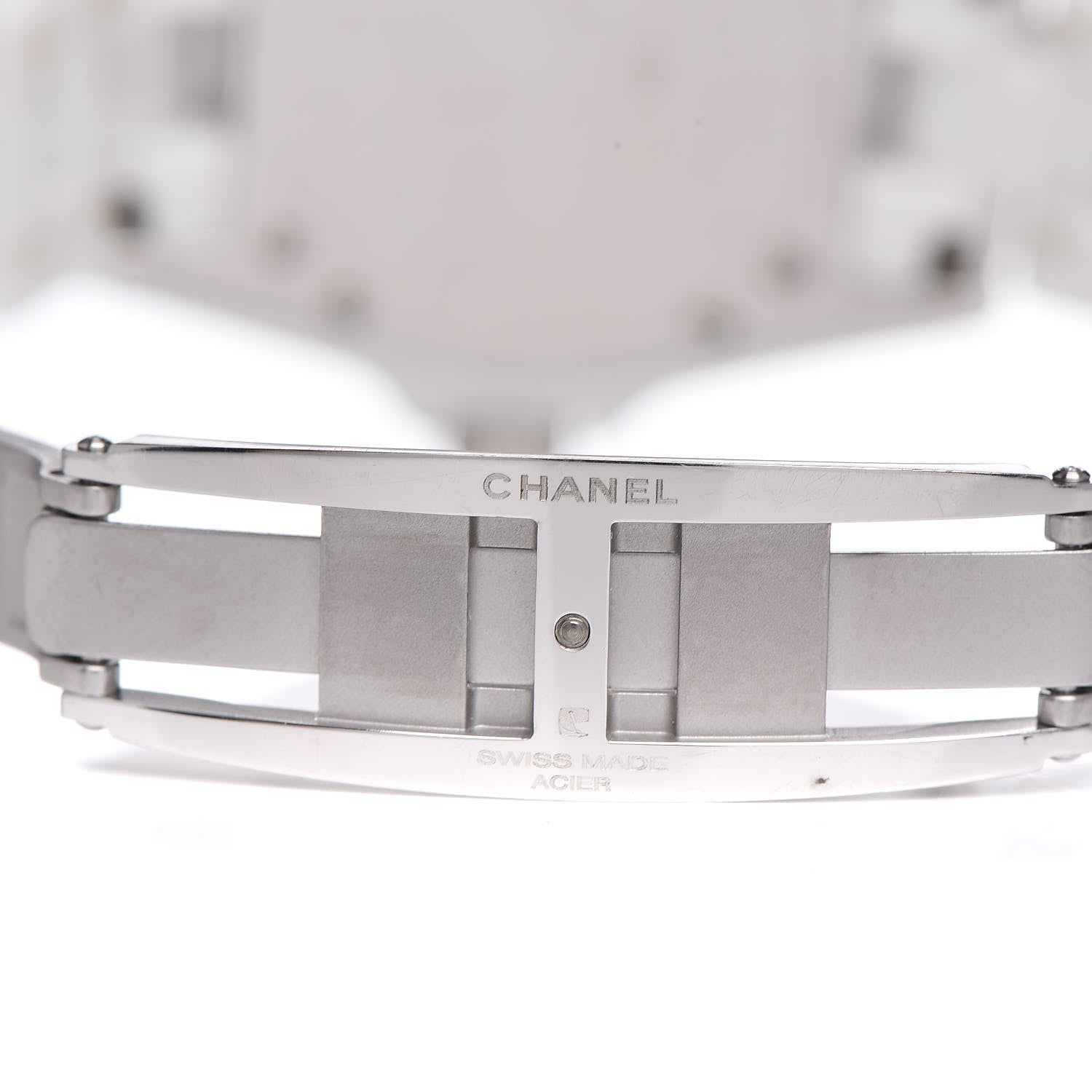 Chanel Stainless Steel Ceramic 33mm J12 Quartz Watch White 5 of 6
