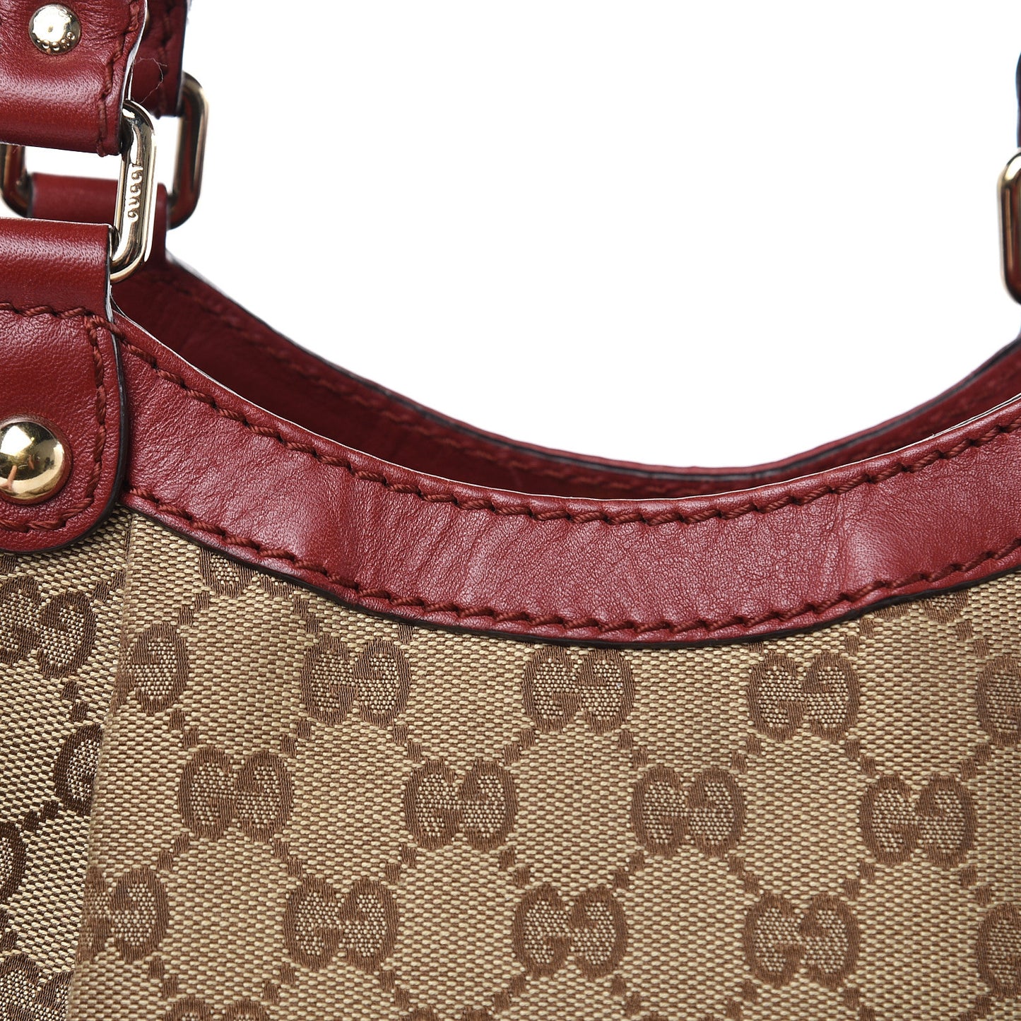 Monogram Medium Sukey Tote Dark Red