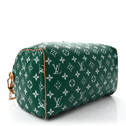 Louis Vuitton Calfskin Monogram Speedy P9 Bandouliere 40 Green 5 of 11