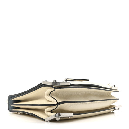 Prada Glace Calfskin Large Soft Cahier Bag White 4 of 9