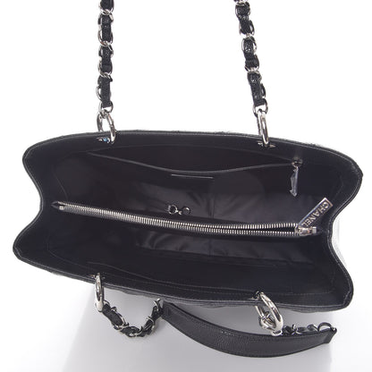 Chanel Caviar Quilted Grand Shopping Tote GST Black 5 of 9