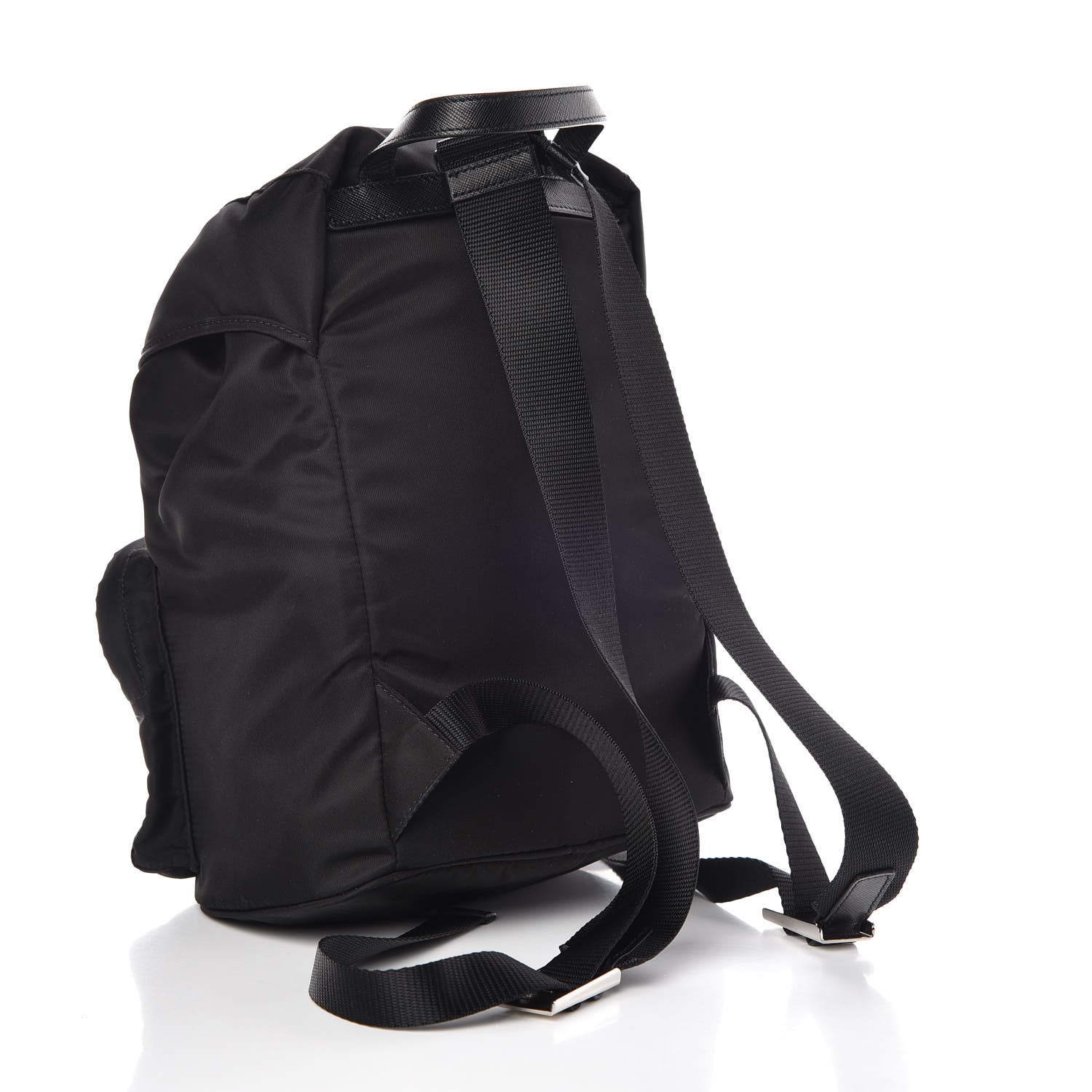 Prada Nylon Vela Double Buckle Backpack Black 3 of 6