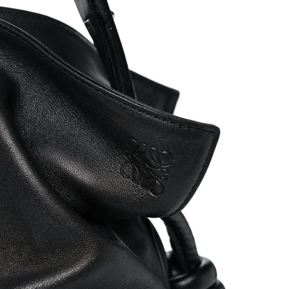 Loewe Calfskin Small Flamenco Knot Bag Black 7 of 13