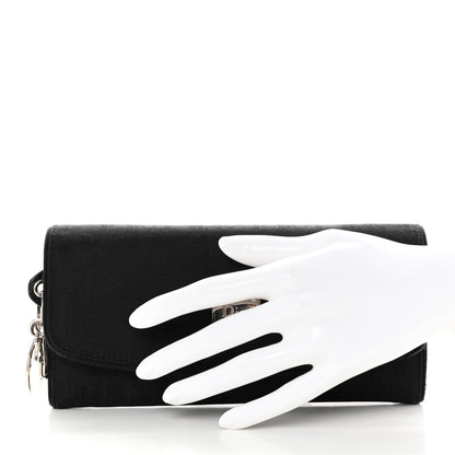 Christian Dior Monogram Chain Flap Black 2 of 8