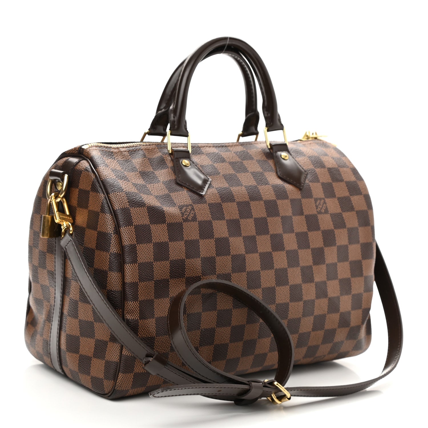 Louis Vuitton Damier Ebene Speedy Bandouliere 30 3 of 8