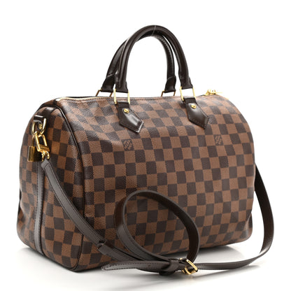 Louis Vuitton Damier Ebene Speedy Bandouliere 30 3 of 8