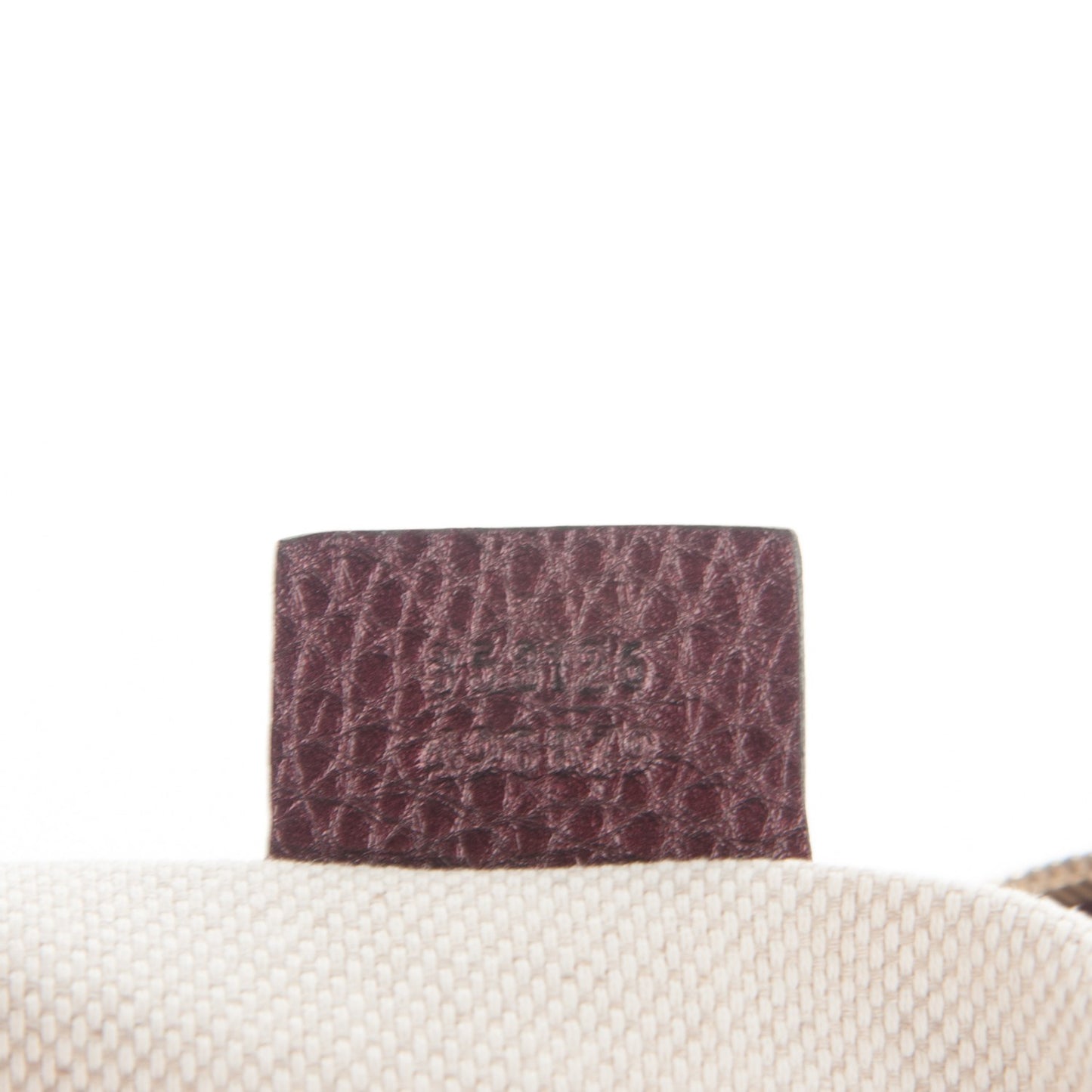 Metallic Cellarius Calfskin Medium Soho Bowler Classic Burgundy