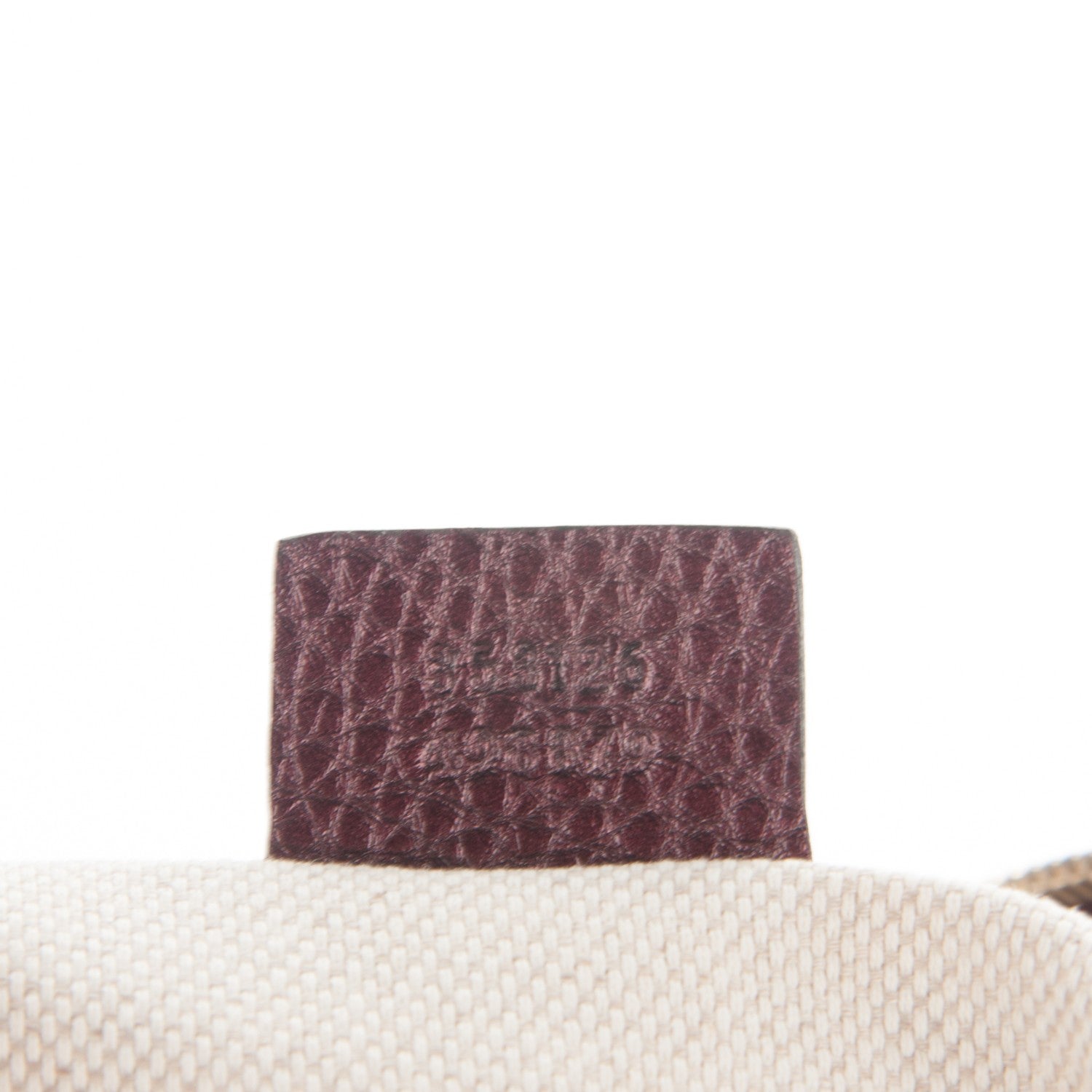 Gucci Metallic Cellarius Calfskin Medium Soho Bowler Classic Burgundy 7 of 7