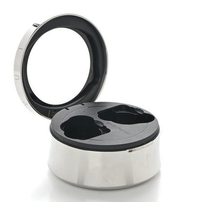 Louis Vuitton Stainless Steel Monogram Horizon Wireless Earphones Charging Case White 5 of 6