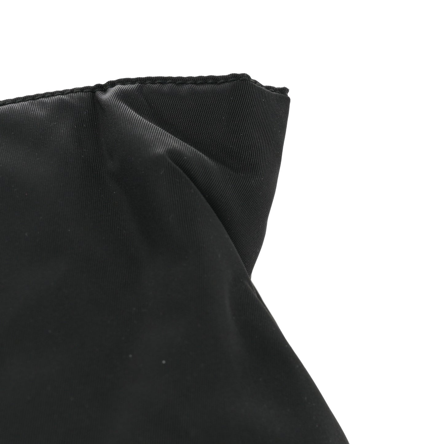 Tessuto Nylon Saffiano Shopping Tote Black