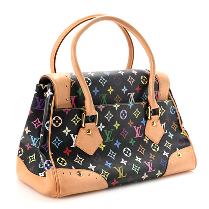Louis Vuitton Monogram Multicolor Beverly GM Black 3 of 9