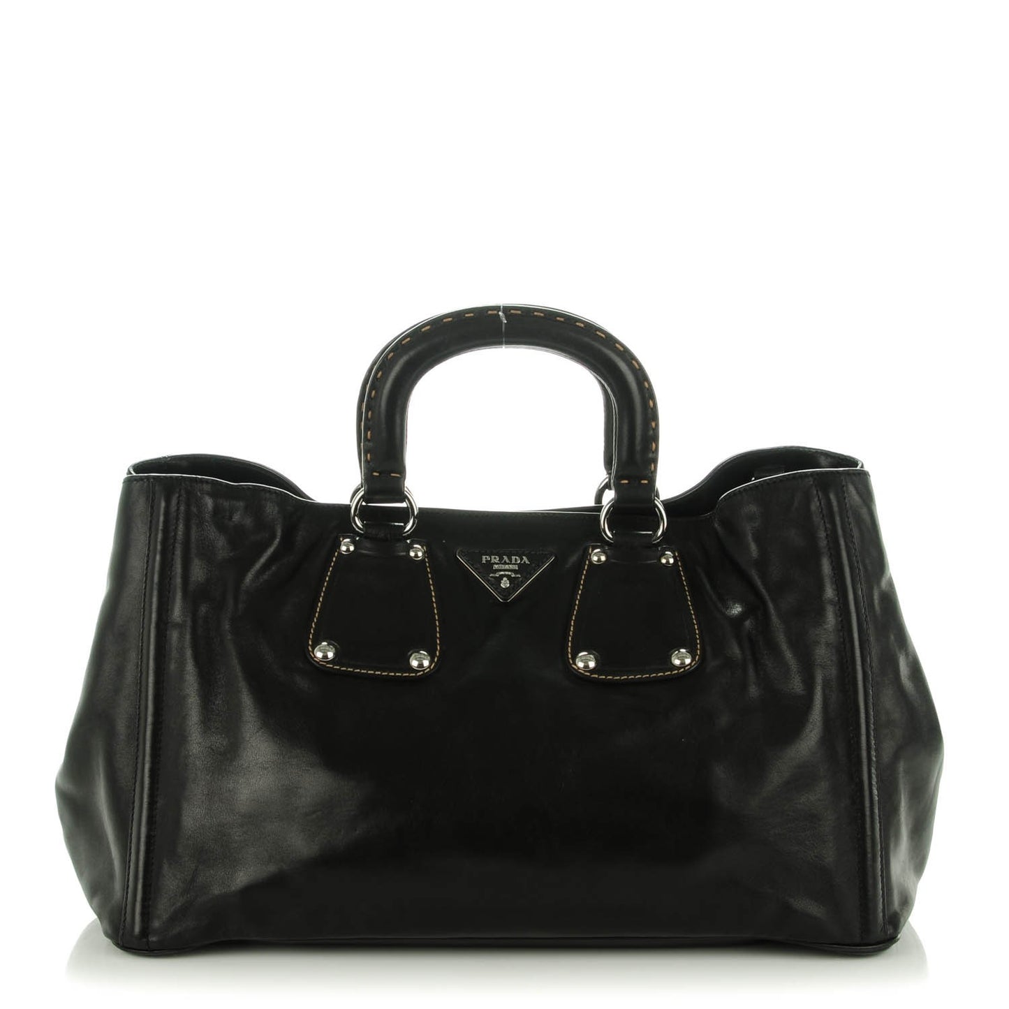 Soft Calf Tote Nero Black