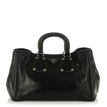 Prada Soft Calf Tote Nero Black 1 of 8
