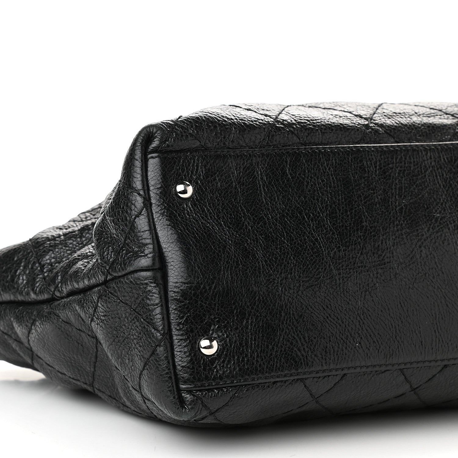 Chanel Glazed Calfskin Large On The Road Tote Black 8 of 10