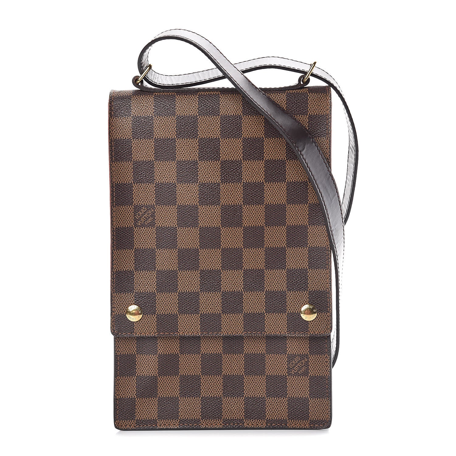 Louis Vuitton Damier Ebene Portobello Travel Shoulder Bag 1 of 13
