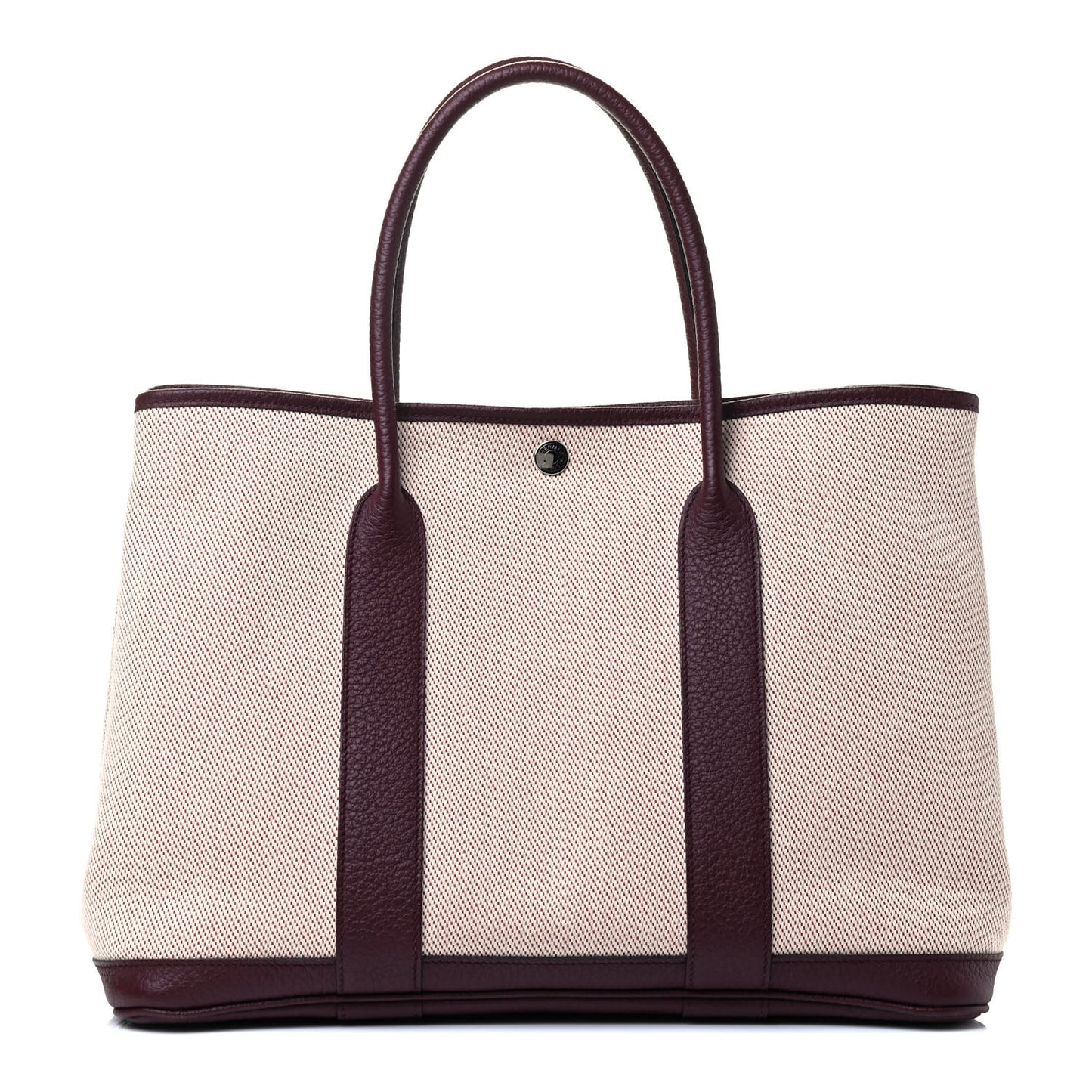 Twill H Negonda Garden Party Tote 36 Rouge H