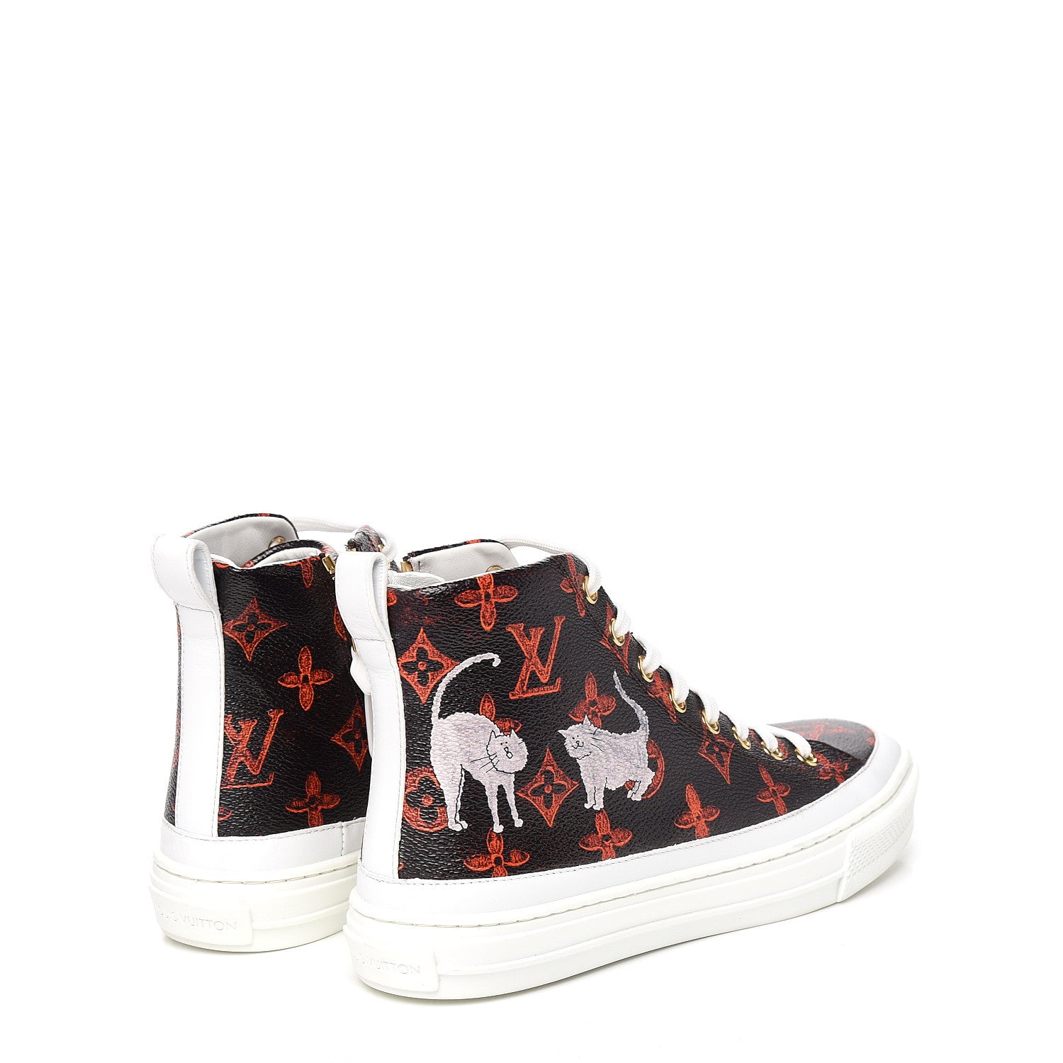 Louis Vuitton Catogram Stellar Sneaker Boots 36.5 Marron 4 of 10