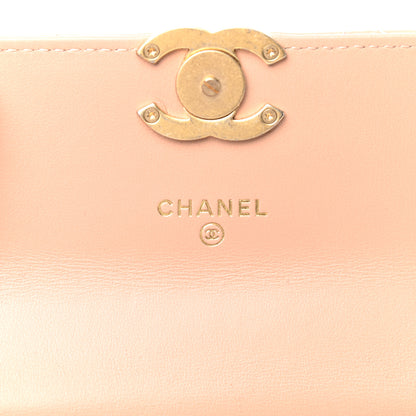 Chanel Calfskin Quilted Perfect Fit Coin Purse With Chain Beige 6 of 11