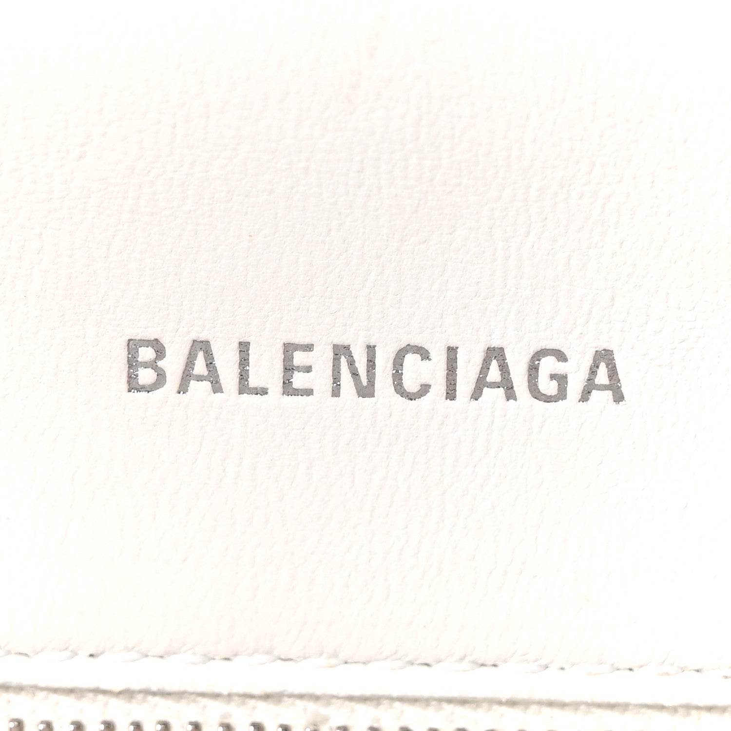 Balenciaga Shiny Calfskin Crocodile Embossed Small Hourglass Top Handle Bag White 5 of 10