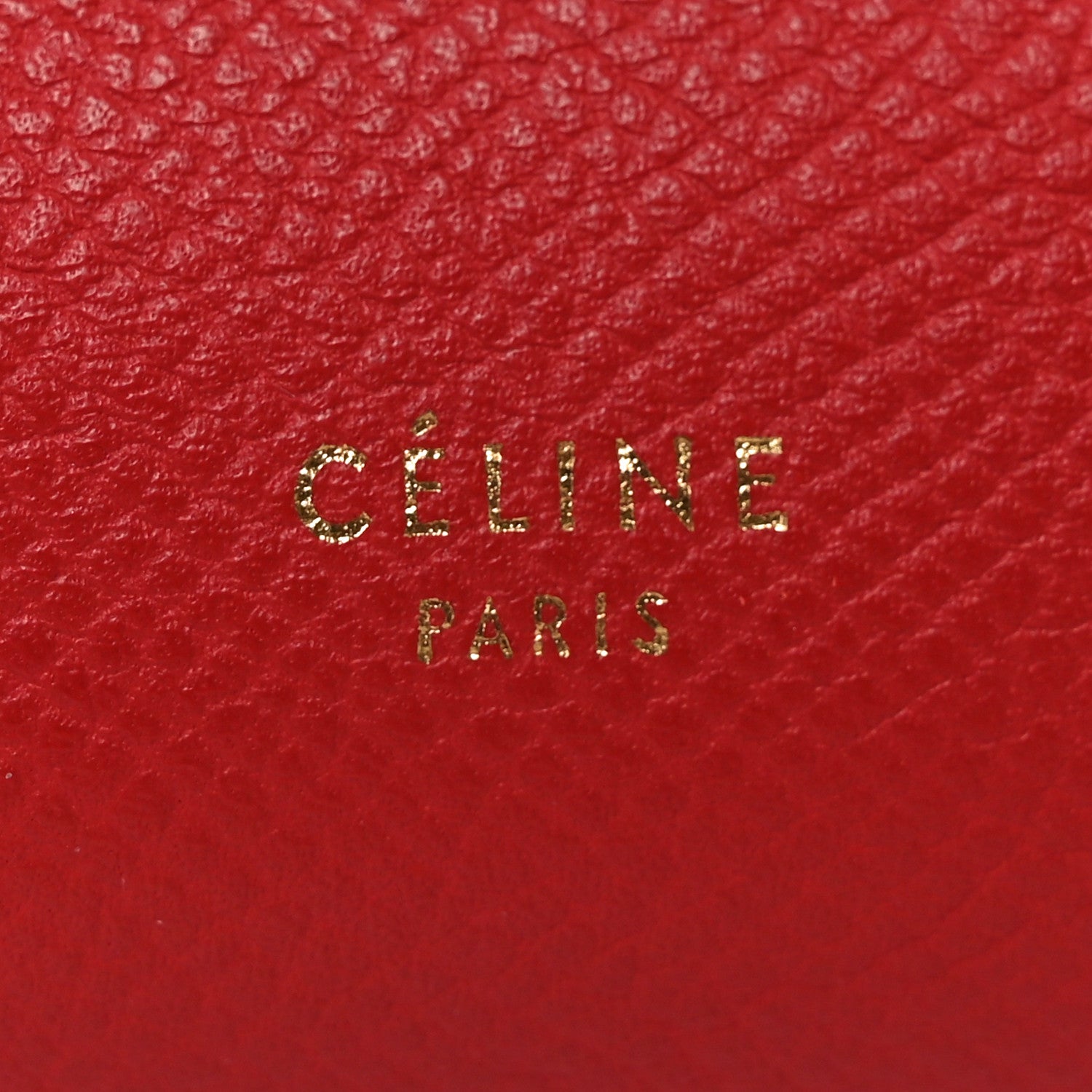 Celine Grained Calfskin Mini Belt Bag Coquelicot 6 of 10