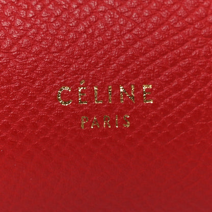 Celine Grained Calfskin Mini Belt Bag Coquelicot 6 of 10
