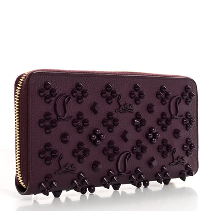 Christian Louboutin Calfskin Loubinthesky Panettone Wallet Purple 3 of 9