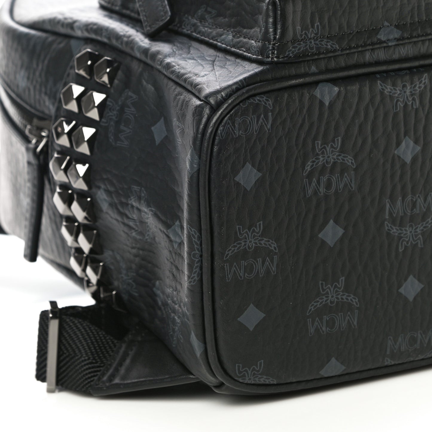 Visetos Small Side Stud Stark Backpack Black