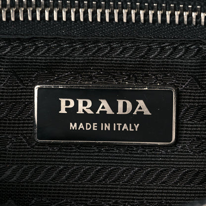 Prada Tessuto Nylon Vitello Daino Hobo Black 6 of 10